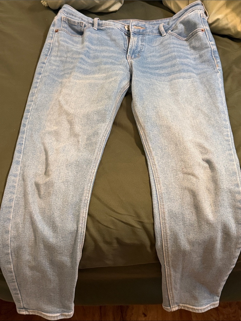 High rise rockstar skinny jeans